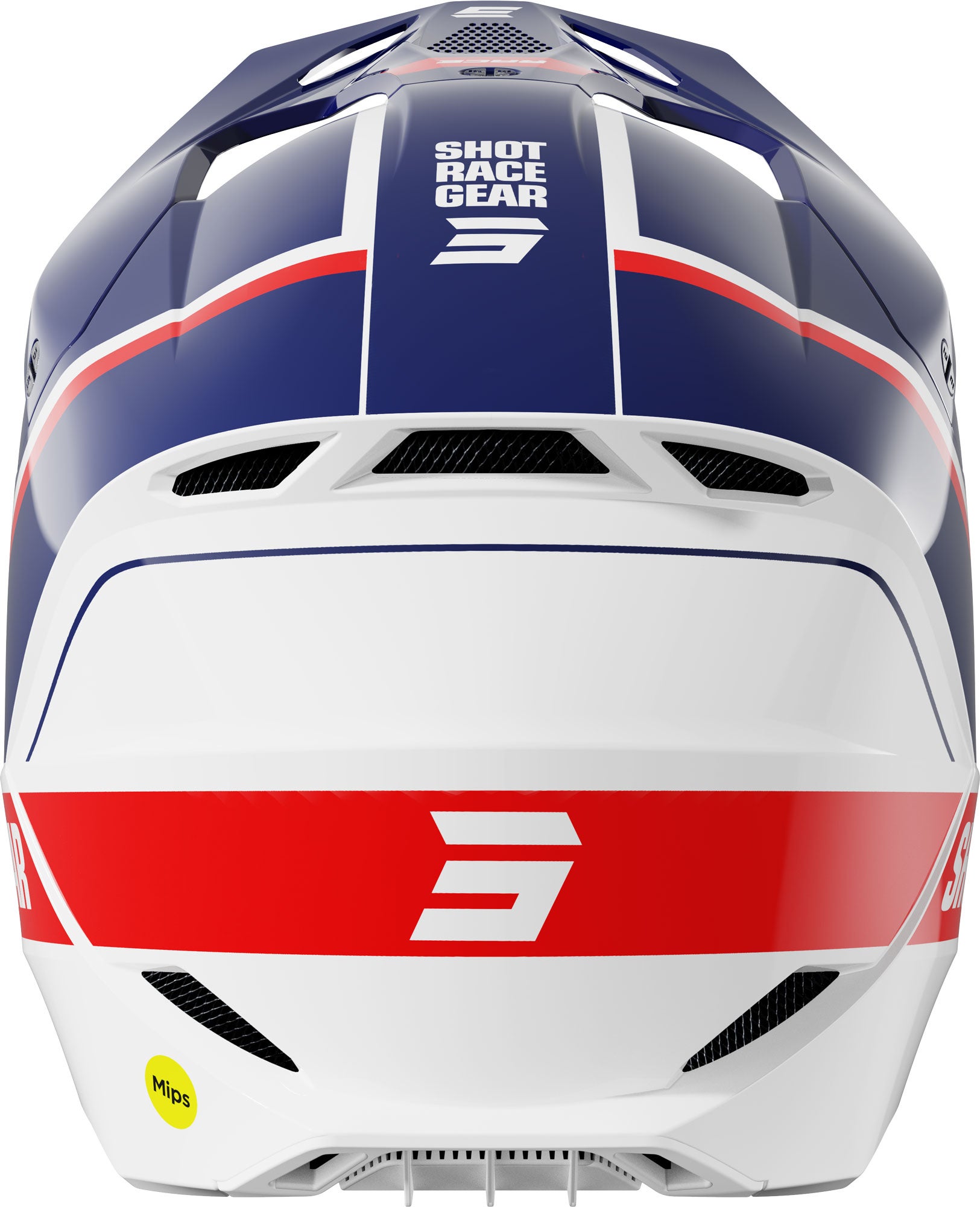 Shot Race Mythic Motocross Helm blau/rot L (59/60) Abbildung 3