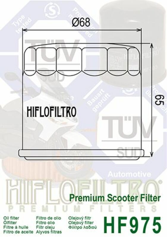 Hiflofiltro Oljefilter - HF975 Figur 3