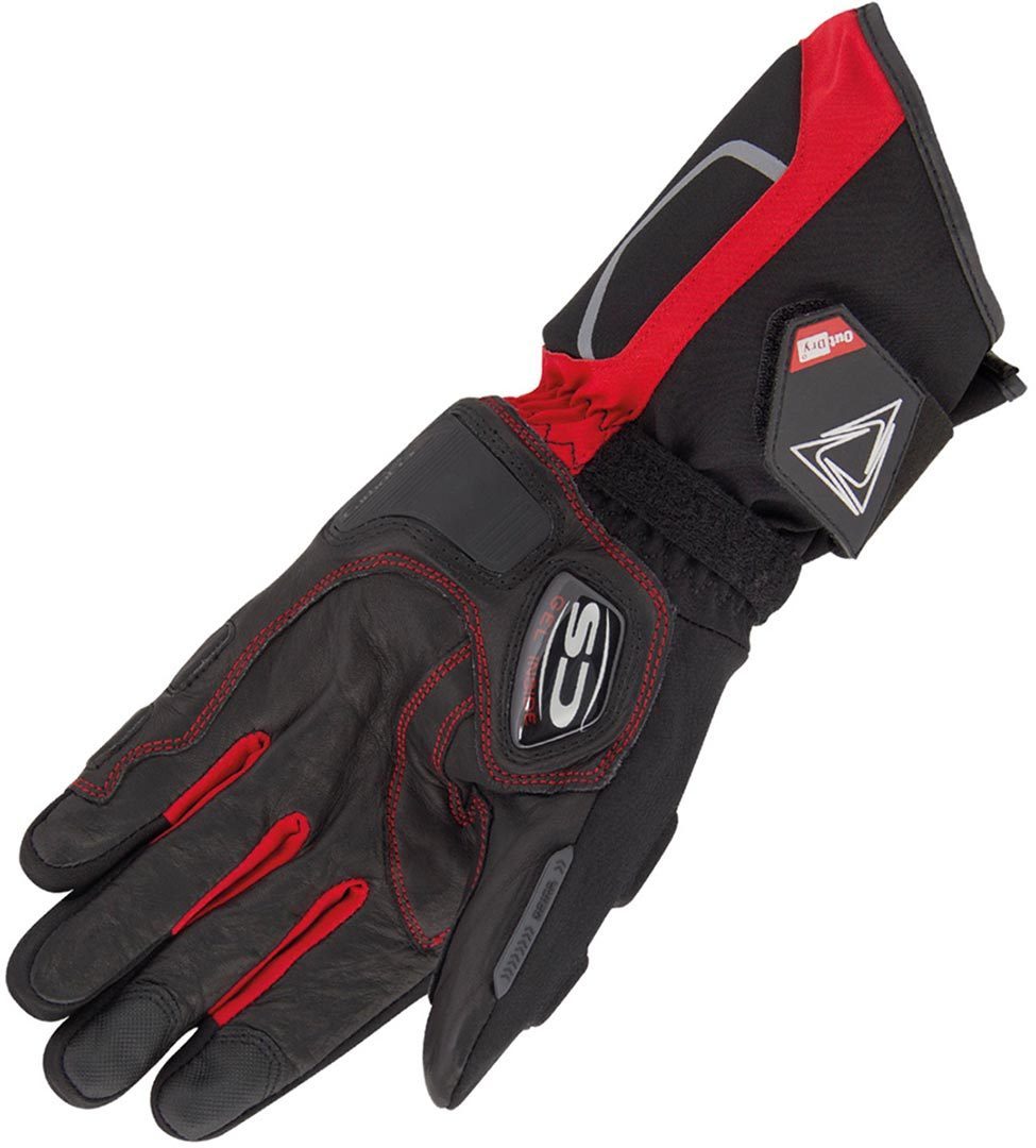 Orina Blizzard Waterproof Motorcycle Gloves black/red 8 (M) Figure 2