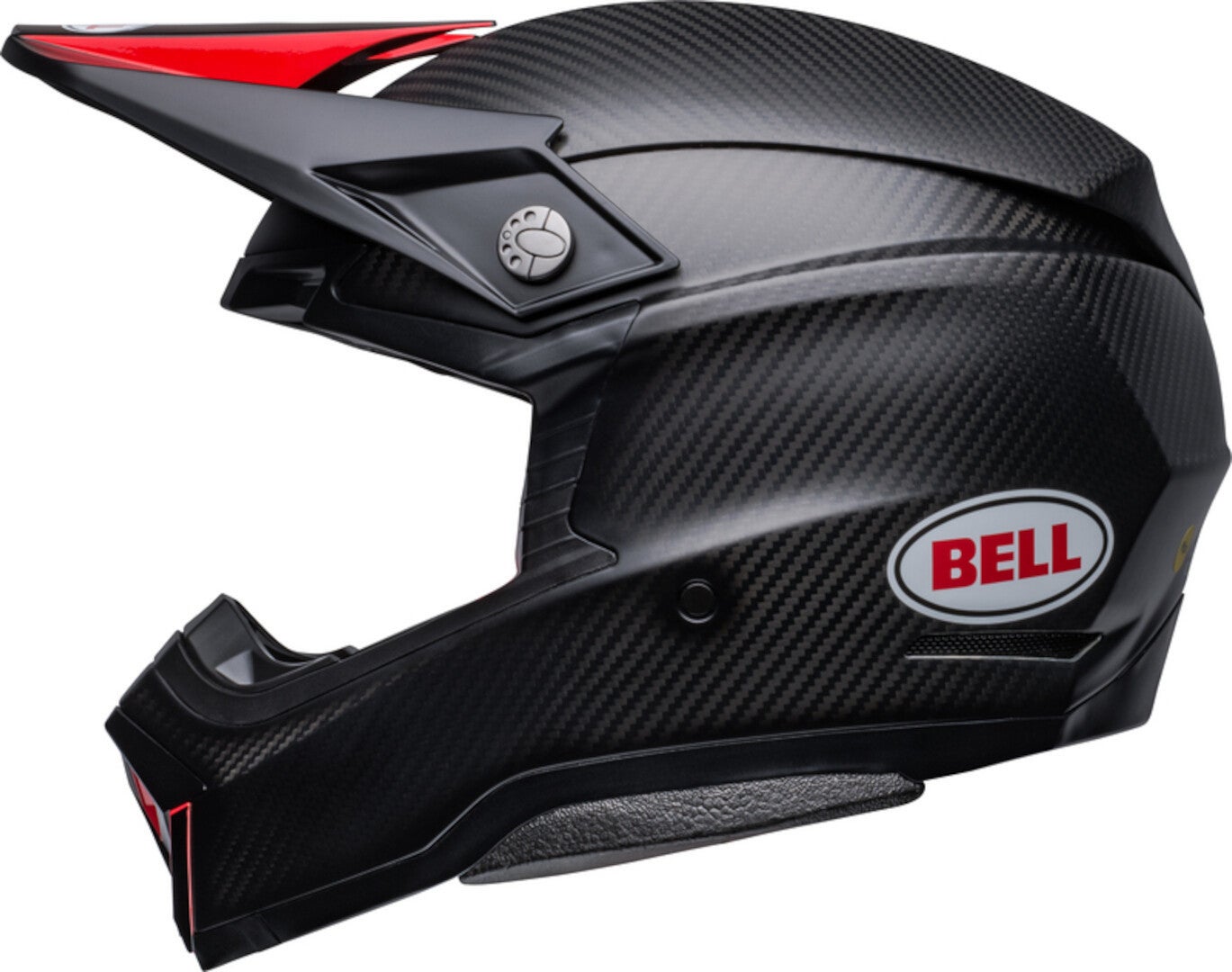 Bell Moto-10 Spherical Satin Gloss Casco da motocross nero/rosso XL (60/61) Figura 4