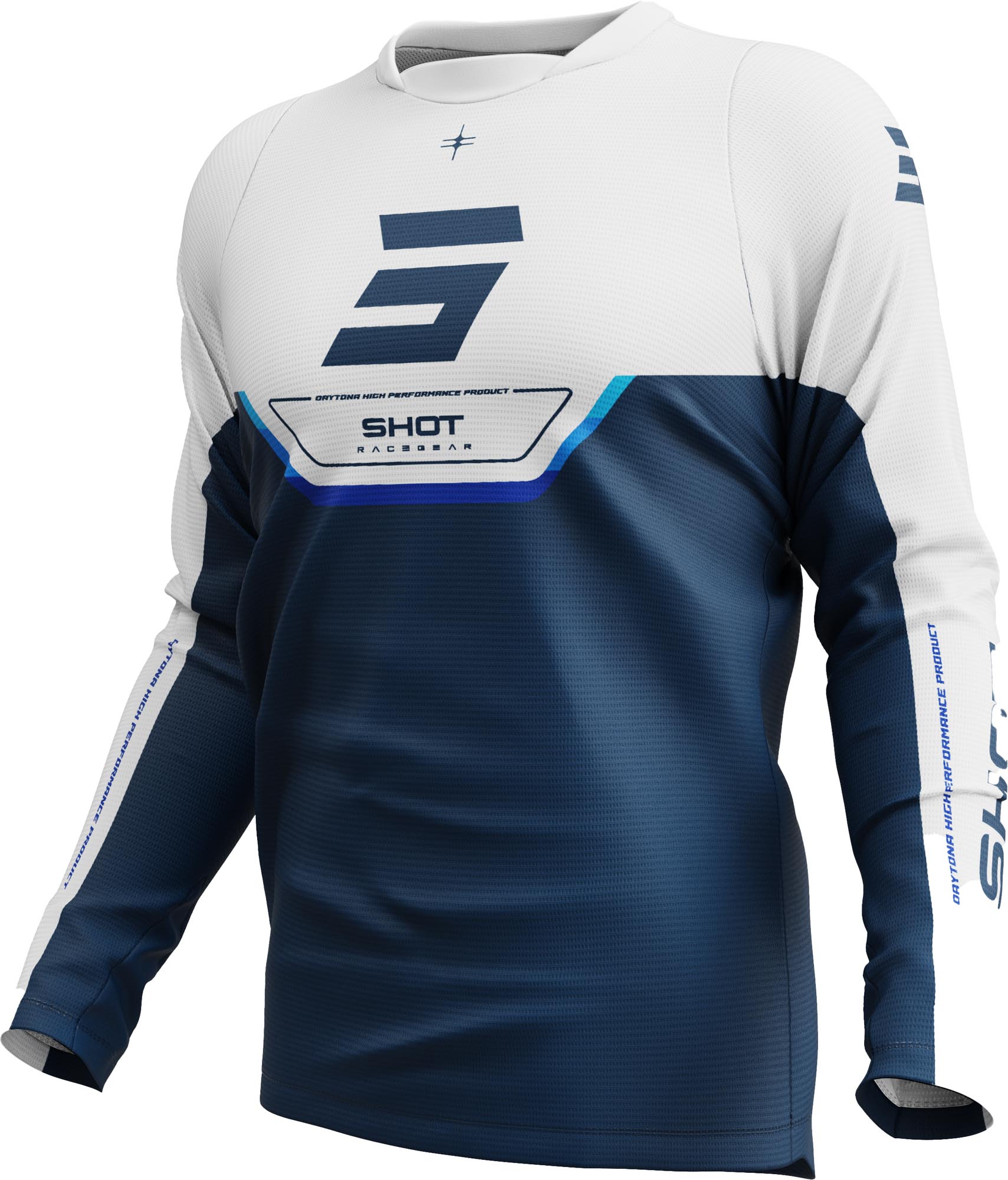 Shot Devo Daytona Motorcross trui blauw M Figuur 1