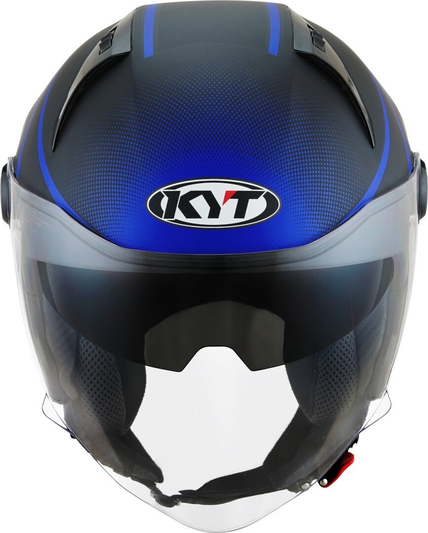 KYT D-City Colorful Jet Helmet blue matt XL (61) Figure 7