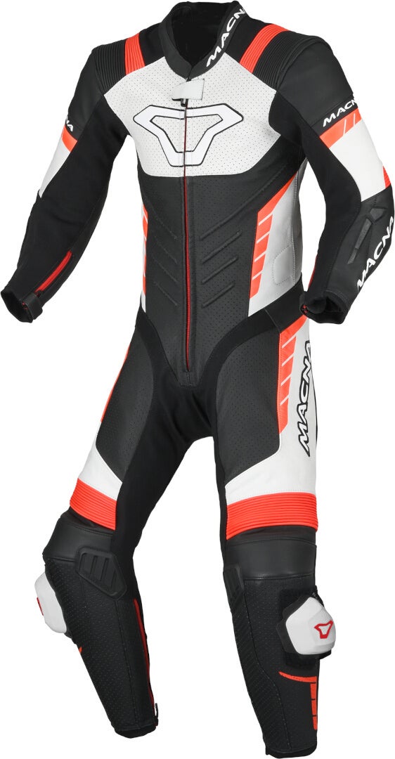 Macna Varshall Junior perforated Kids One Piece Motorcycle Leather Suit-image-957691100