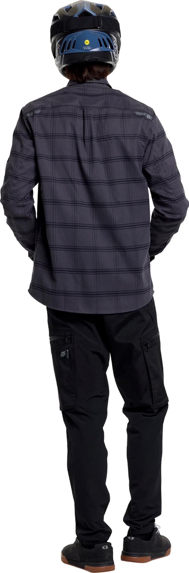 Troy Lee Designs Ruckus Ride Flannel Bicycle Shirt anthracite M Figure 16