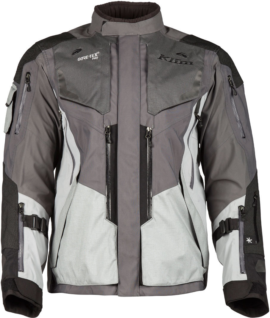 Klim Badlands Pro Motorrad Textiljacke hellgrau M Abbildung 2