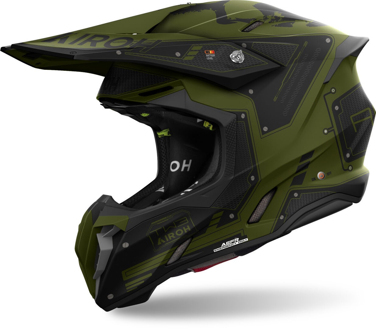 Airoh Twist 3 Military Casco da motocross S (55/56) Figura 1