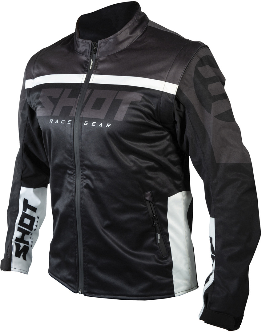 Shot Softshell Lite 2.0 Motocross Jacket black/white S Figure 1