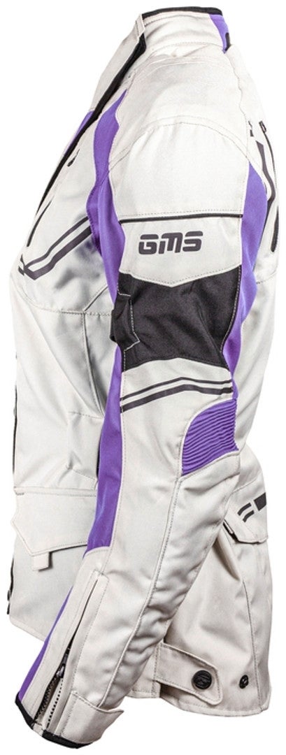 GMS Taylor Damen Motorrad Textiljacke grau/lila XXL Abbildung 2