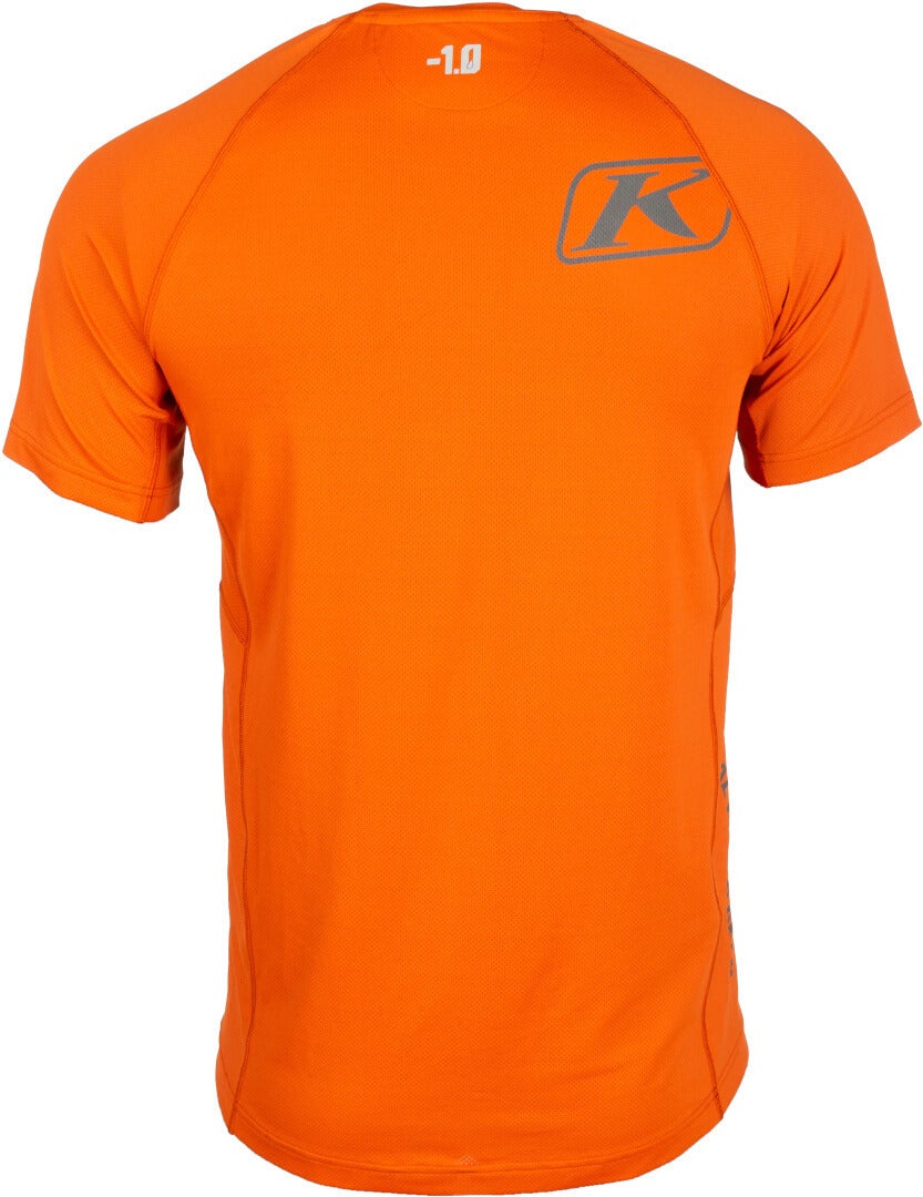 Klim Aggressor -1.0 Cooling 2023 Short Sleeve Functional Shirt orange M Figure 2