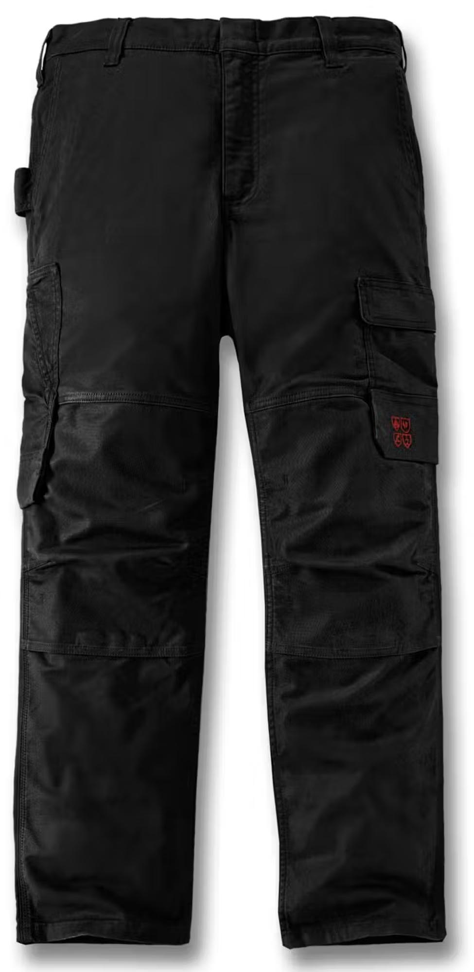 Carhartt Canvas Boise Multi-Cargo Dungaree Bukser Sort 31/32 Figur 1