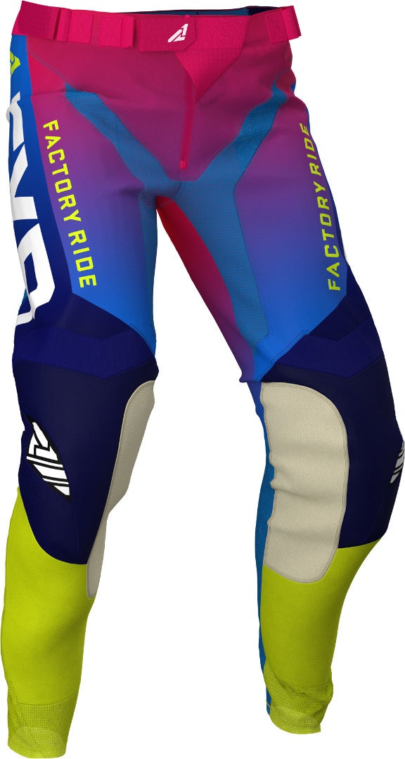 FXR Pro-Stretch Unge motocross bukser rød/blå/sort 24 Figur 1