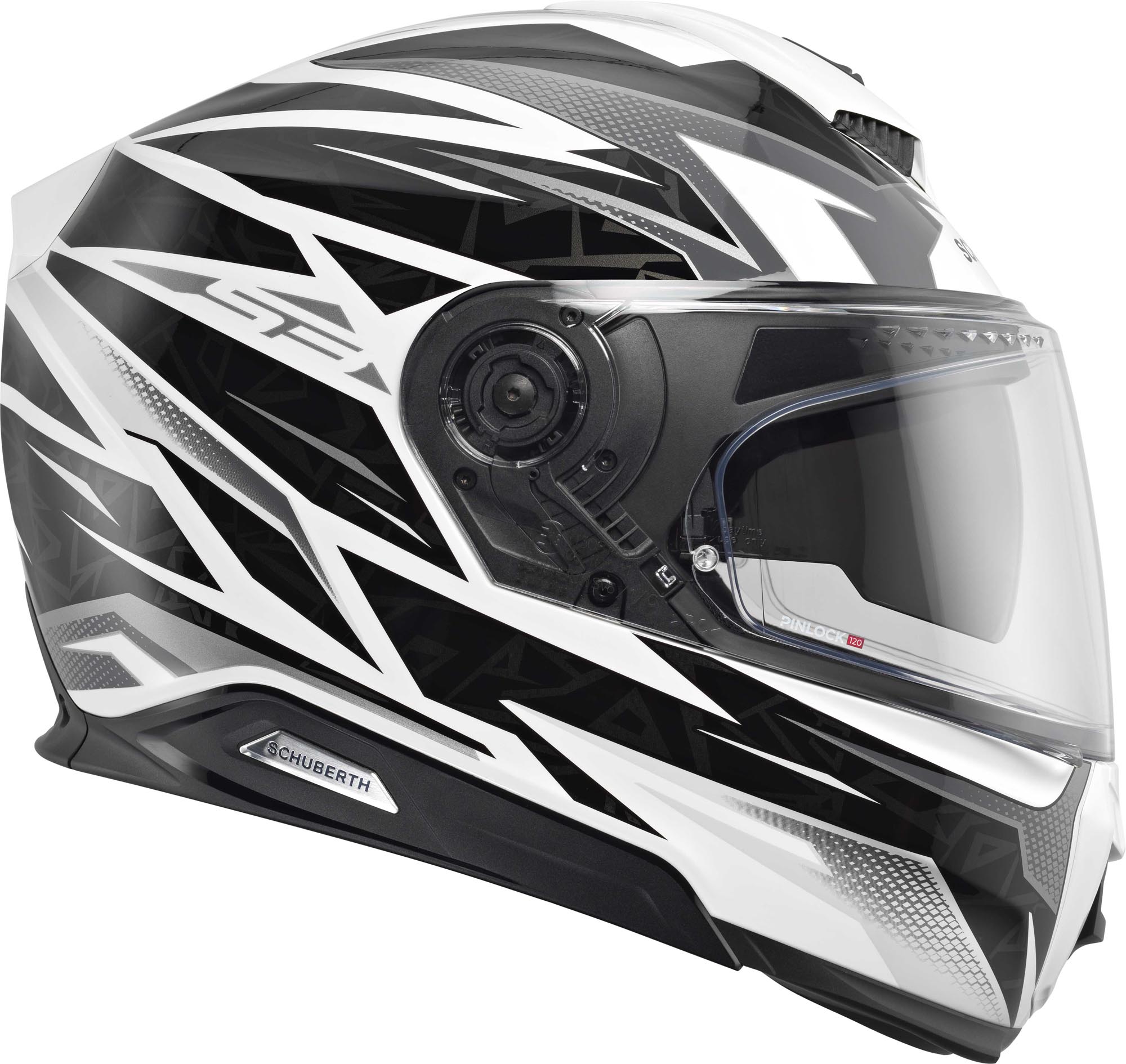 Schuberth S3 Thunder Helm wit/zwart S (55) Figuur 4
