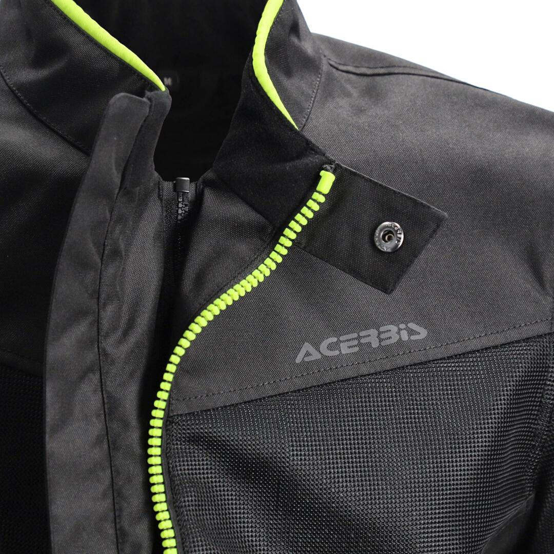 Acerbis Ramsey Vented 2.0 Mesh Motorcycle Textile Jacket black/yellow XL Figure 5