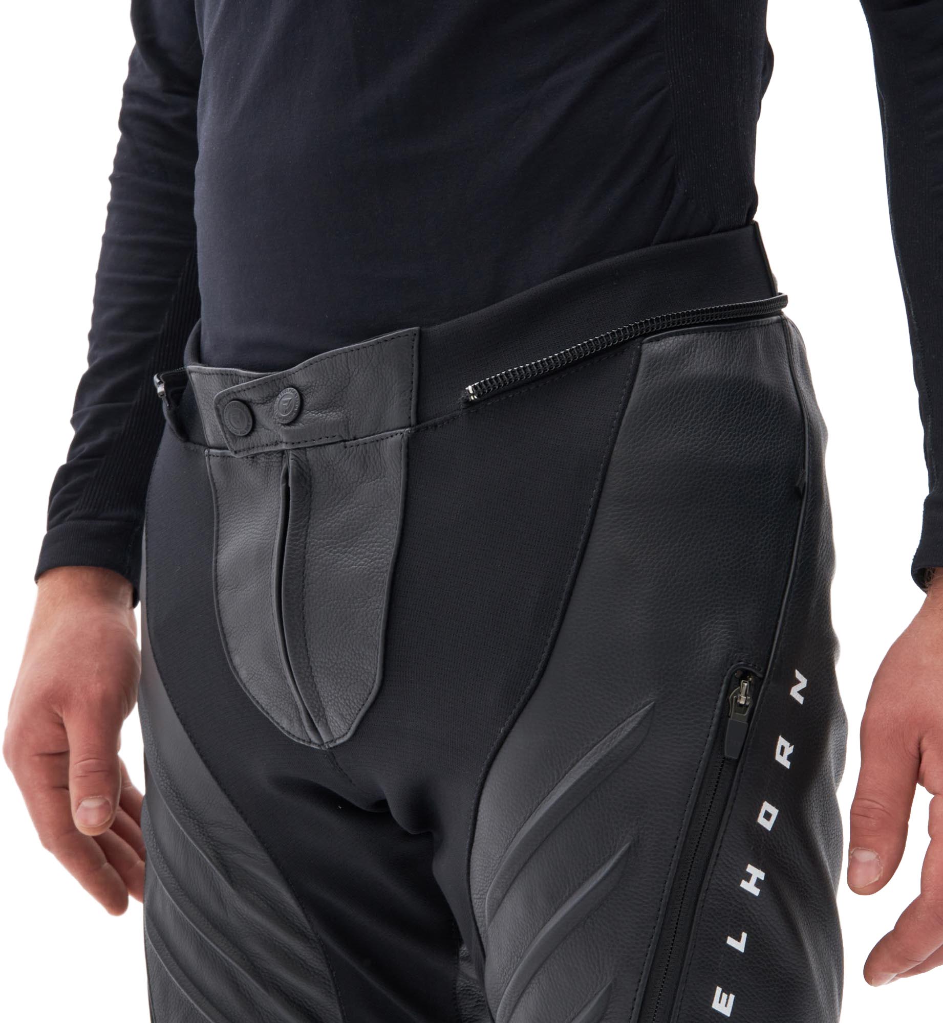 Side view of Rebelhorn Veloce Motorcycle Leather Pants