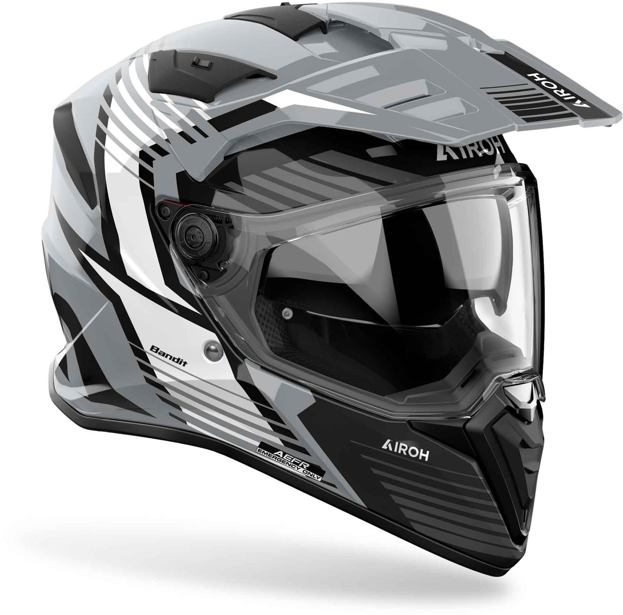 Airoh Band Spicy Casque d’enduro Gris/Noir/Blanc M (57/58) Figure 2