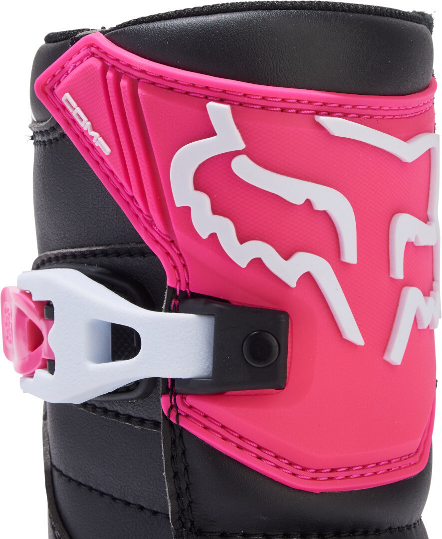 FOX Comp Botas de motocross para jovens preto/rosa 13 Figura 7