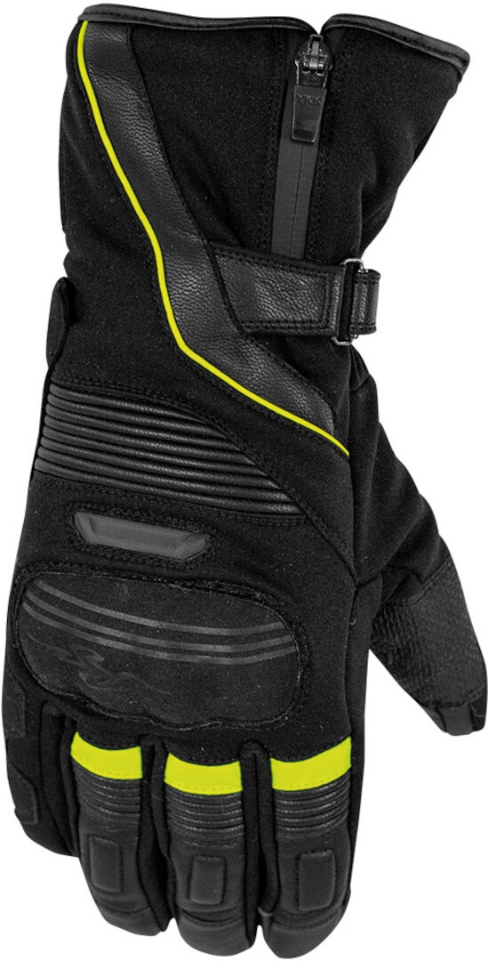 Rusty Stitches Cole Gants de moto imperméables noir/jaune 3XL Figure 1