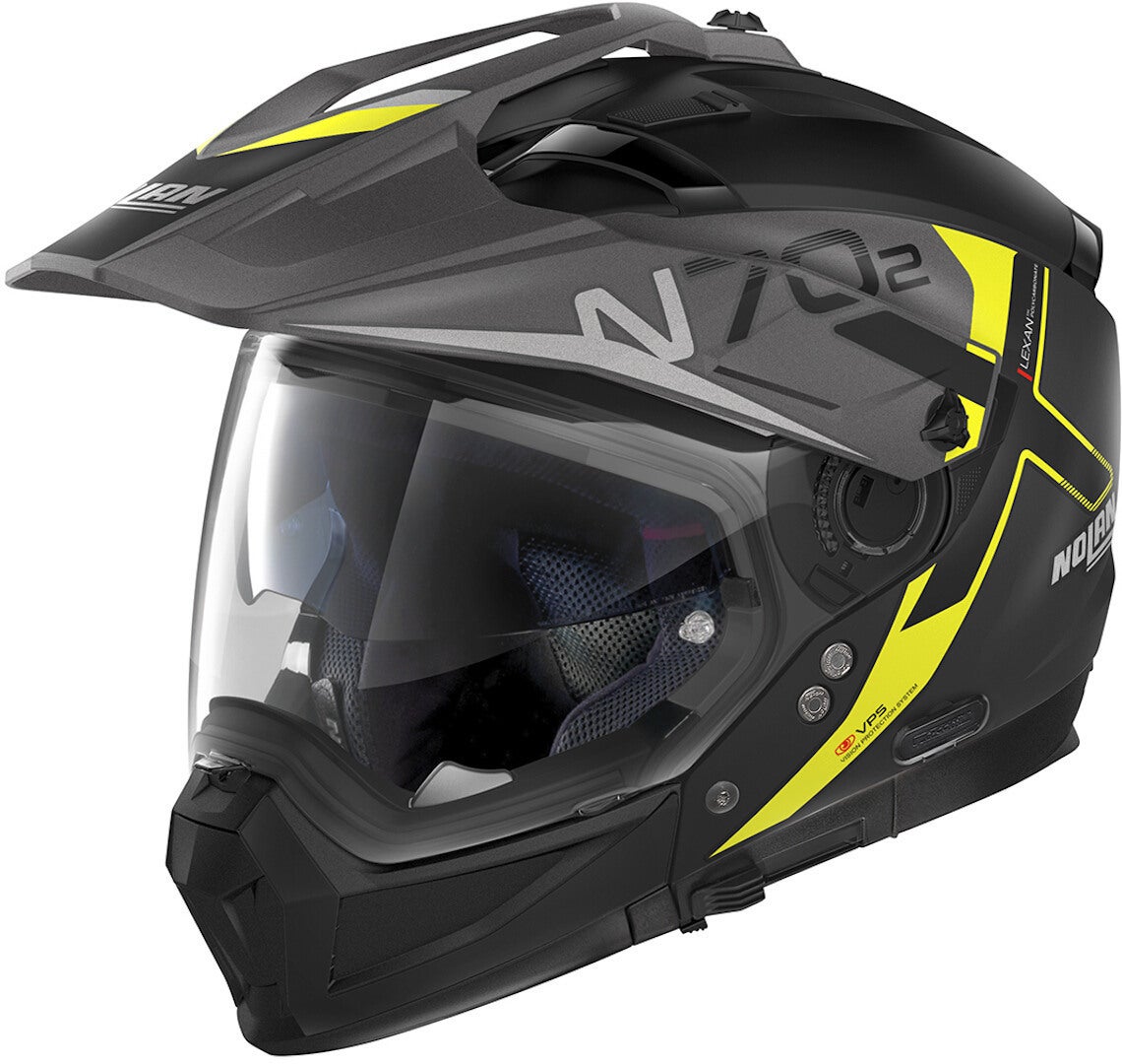 Nolan N70-2 X Bungee N-Com Casco nero opaco/giallo S (56) Figura 1