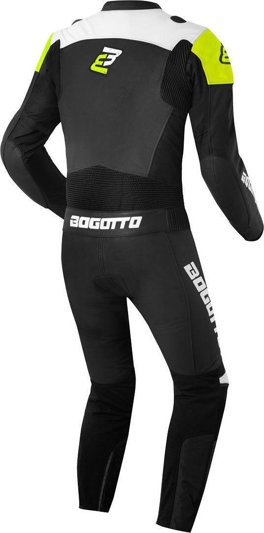 Bogotto Losail wo Piece Motorcycle Leather Suit black/white/yellow 46 Figure 2