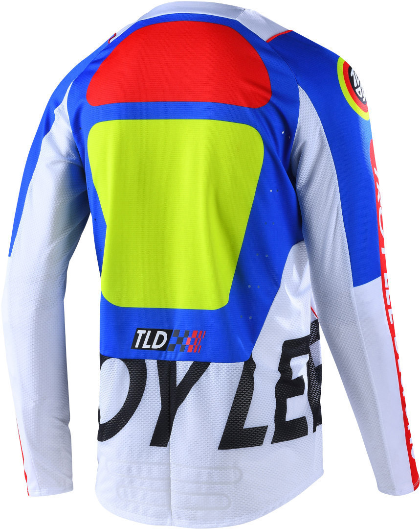 Troy Lee Designs SE Pro Drop In Maglia Motocross Bianco XL Figura 2