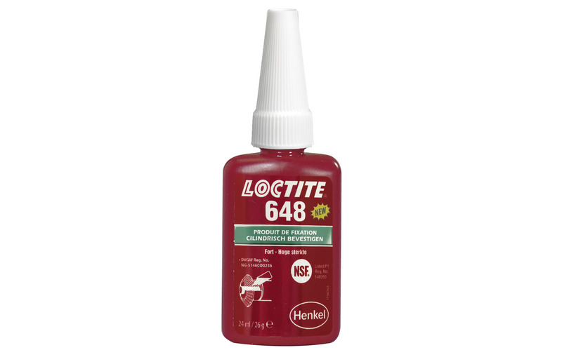 LOCTITE Fäste av ärmar 648 - flaska 24ml Figur 1