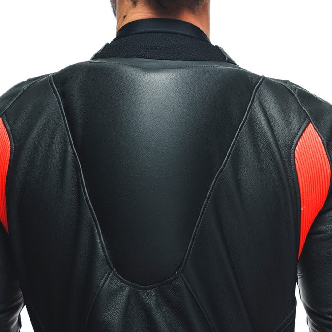 Dainese Tosa One Pece Perforated Motorcycle Leather Suit black/red/white 56 Figure 8