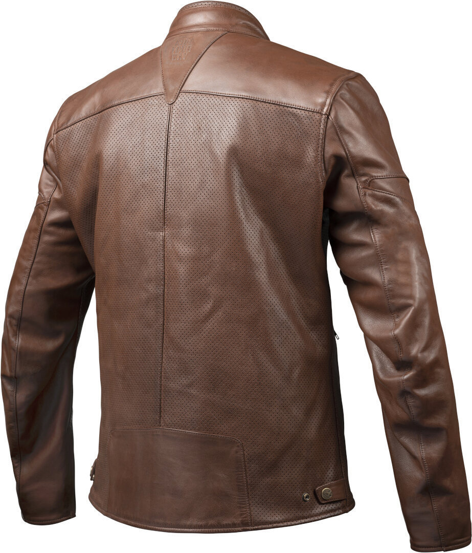 Ixon Cranky Air Perforated Motorcycle Leather Jacket brown M Figure 2