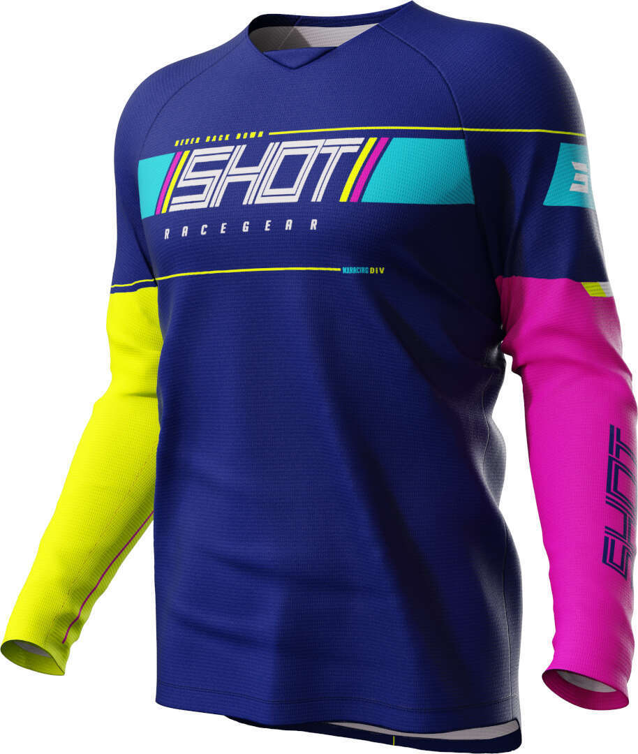 Shot Draw Kid Indy Camisola de Motocross azul S Figura 1