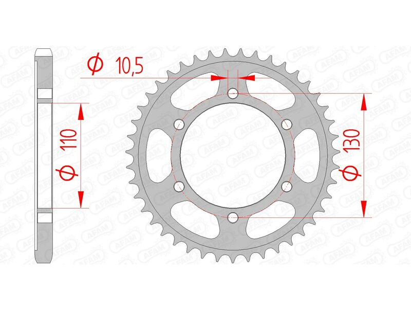 AFAM Couronne acier standard 12815 - 525 Figure 2