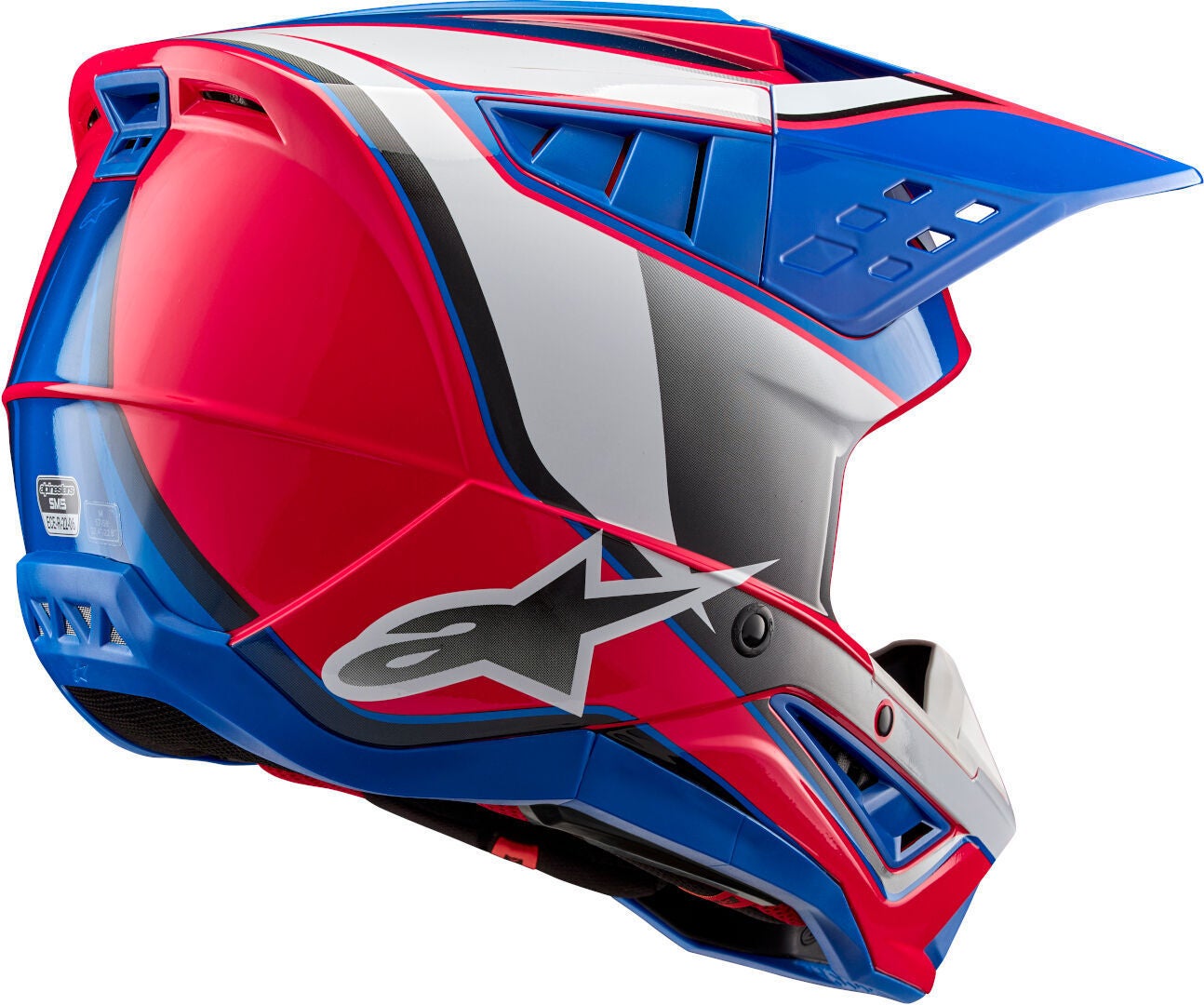 Side view of Alpinestars S-M5 Sail 2024 Motocross Helmet