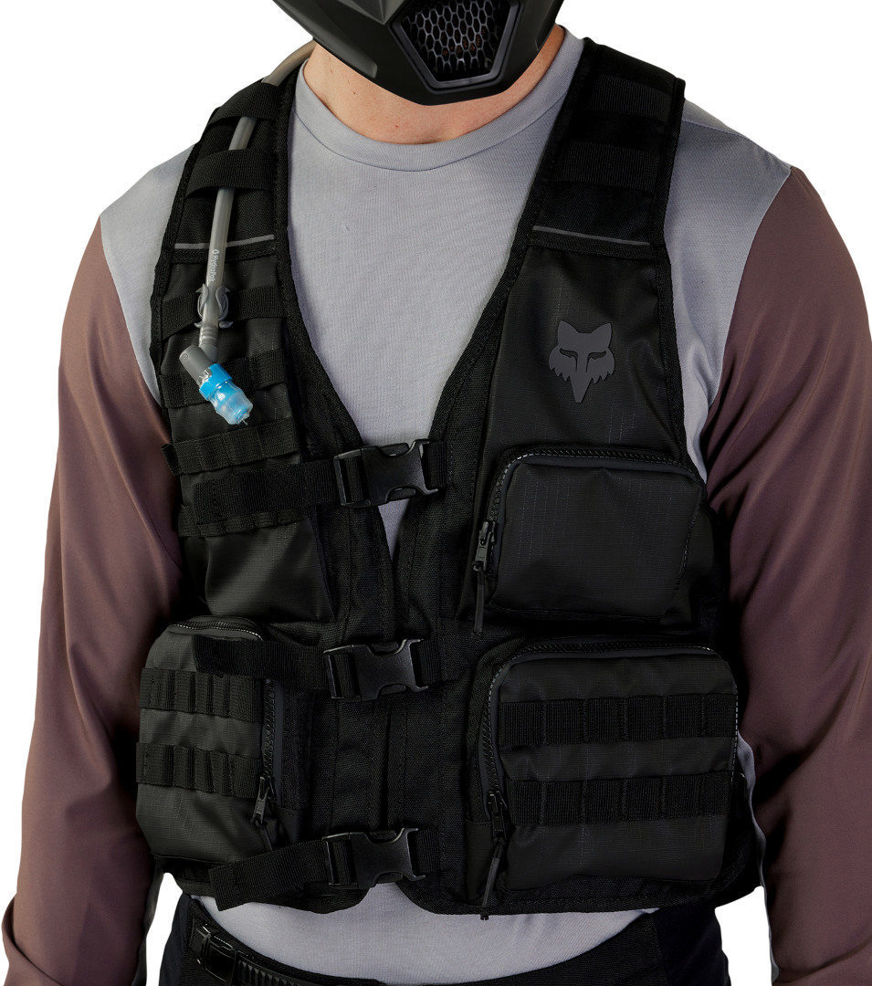 FOX Legion Tac Vestă de motocross negru S/M Figura 8