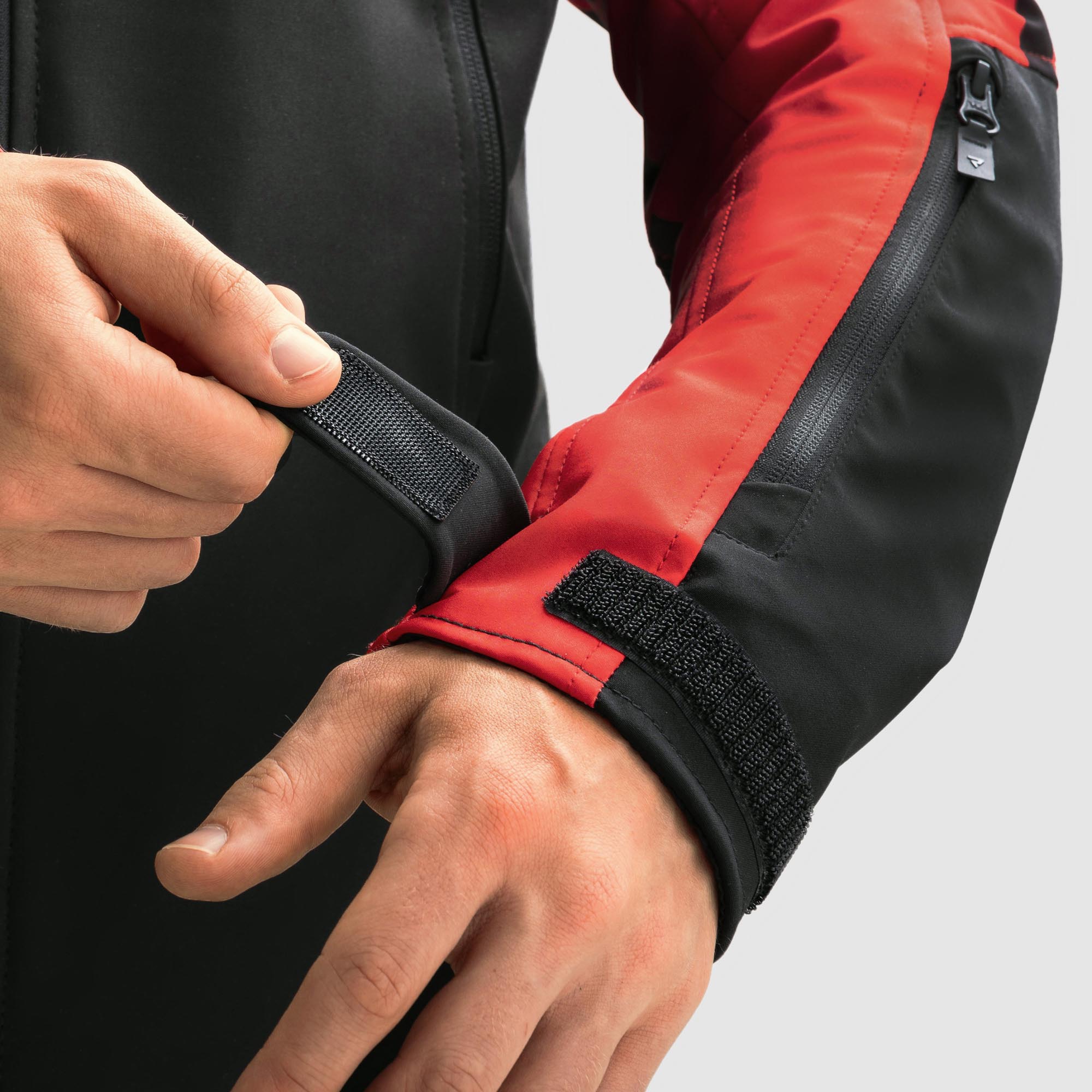 Rebelhorn Slash Softshell waterproof Motorcycle Textile Jacket black/red 7XL Figure 7