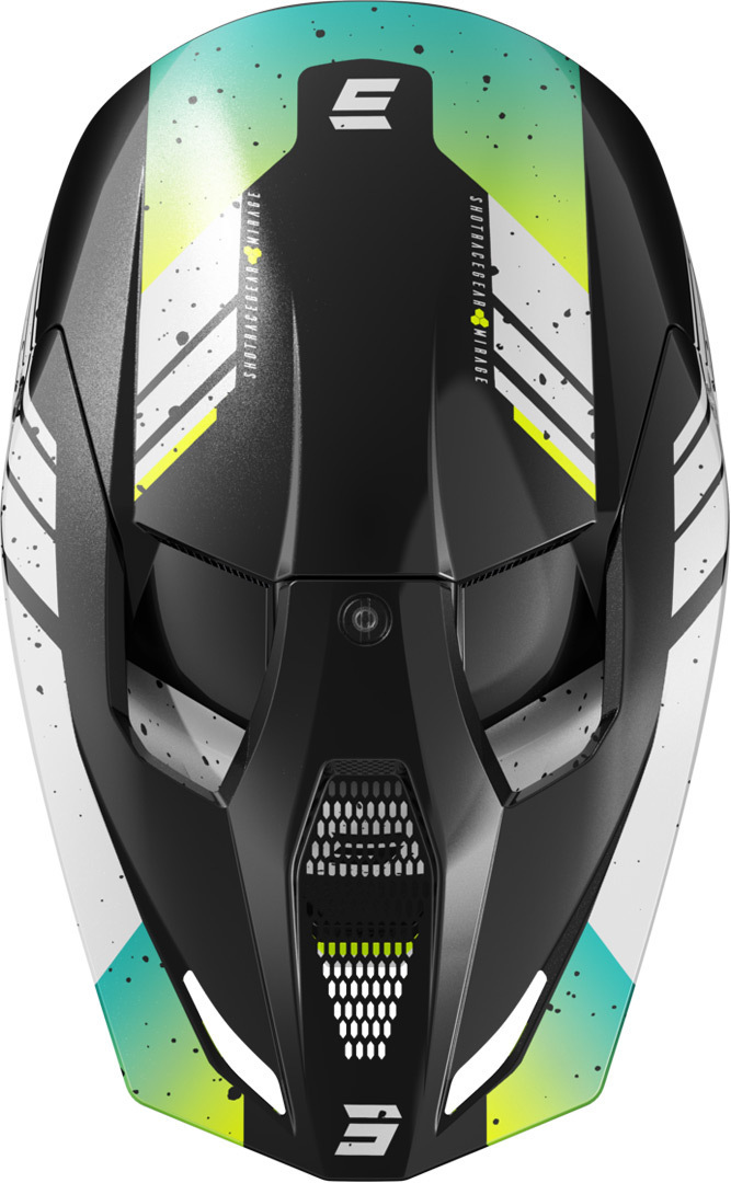 Shot Furious Mirage Motocross hjälm svart/vit/gul XL (61/62) Figur 2