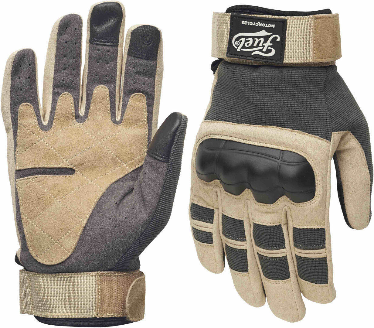 Fuel Sunforce Motorfiets Handschoenen Zand M Figuur 1