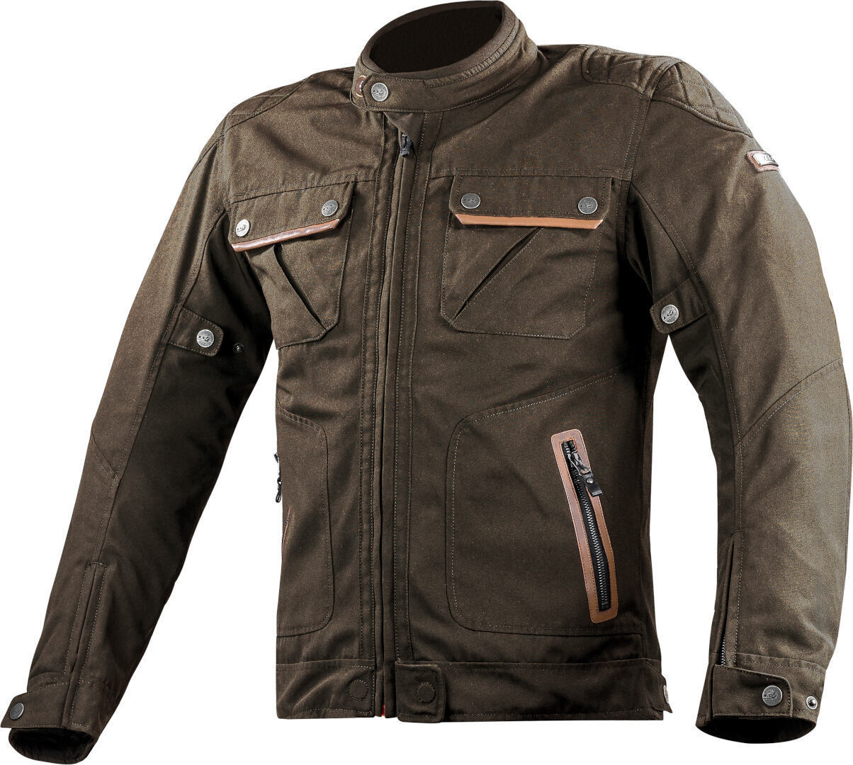 LS2 Bullet Veste textile de moto imperméable Marron L Figure 1