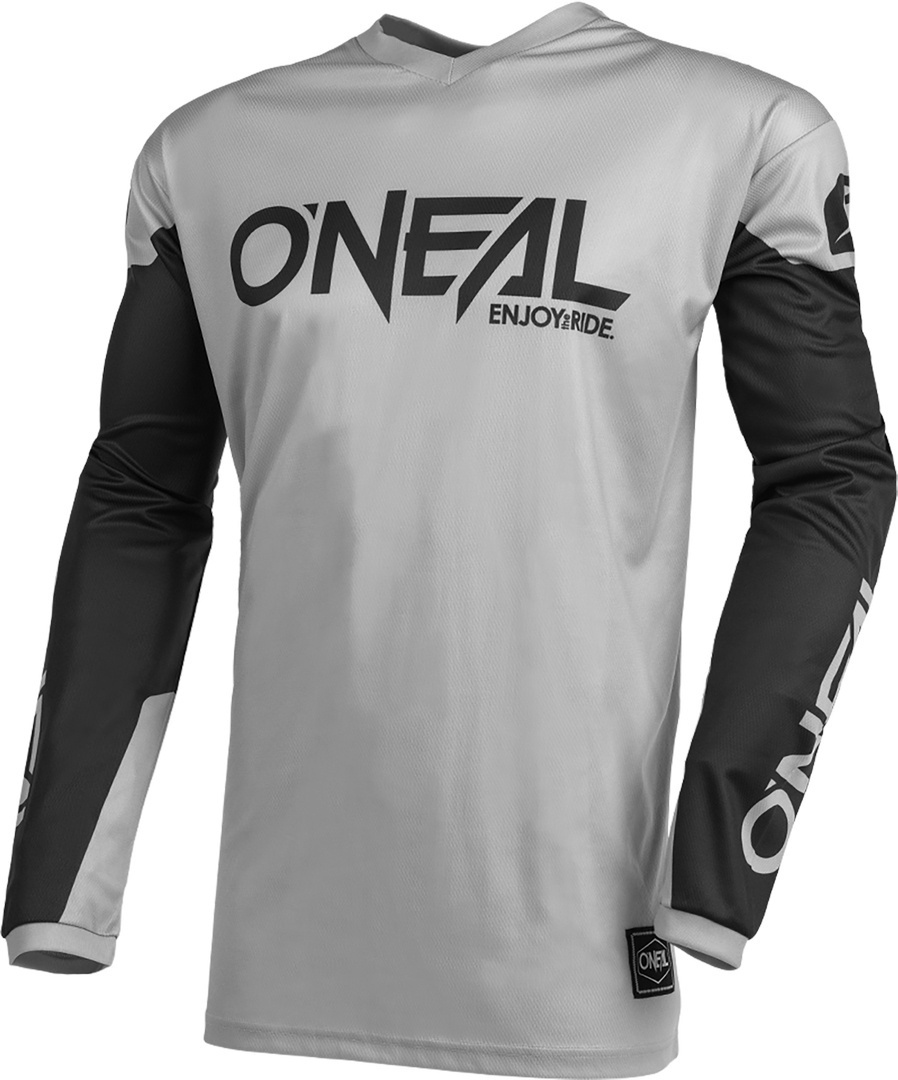 Oneal Element Threat Motocross Jersey grå/sort XXL Figur 1