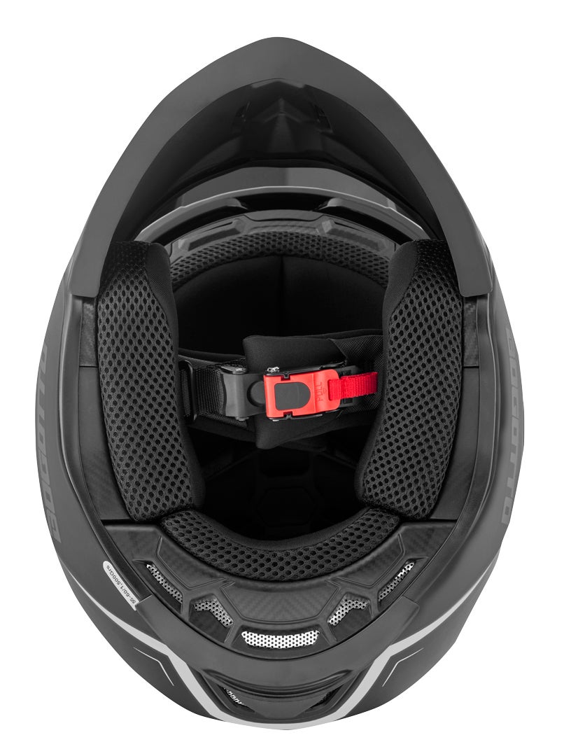 Bogotto Radic WN-ST Capacete Cinza/Preto L Figura 17