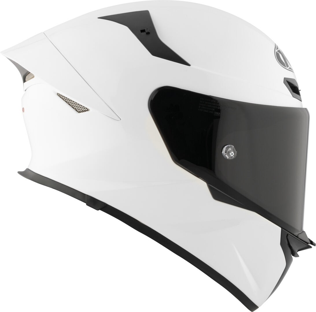 KYT TT-Revo Plain Helm Wit XXL (63) Figuur 3