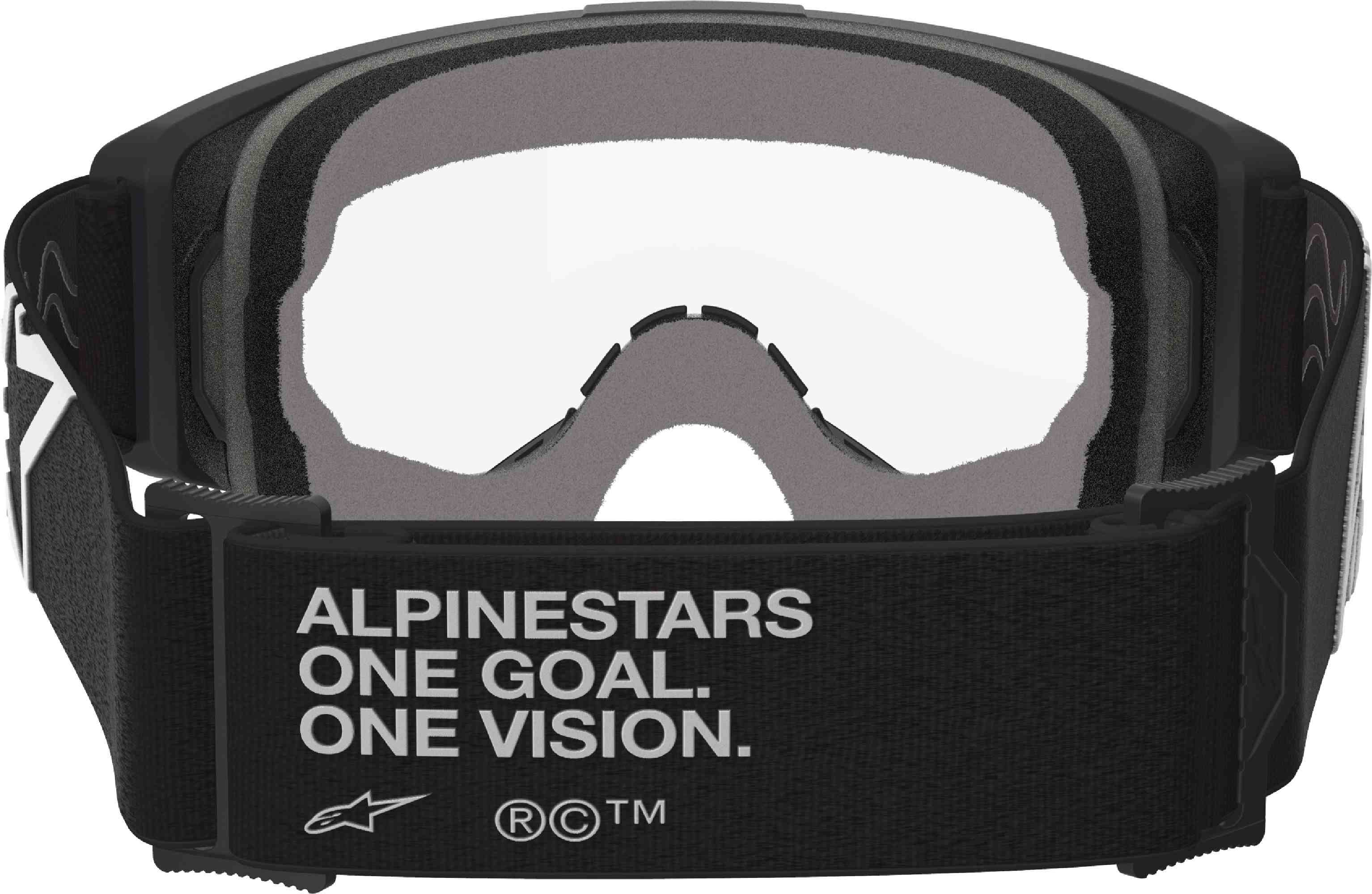 Alpinestars Vision OTG Motocross Glasögon Svart/grå Figur 4