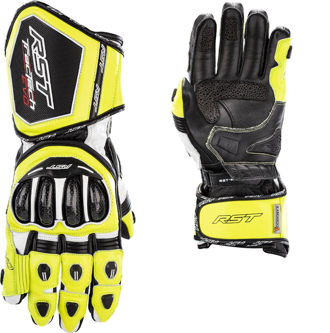 RST Tractech Evo 4 Guanti da moto giallo/nero 2XL Figura 3