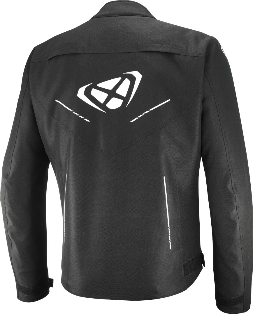 Ixon Prodigy Waterproof Motocycle Textile Jacket black/white M Figure 2