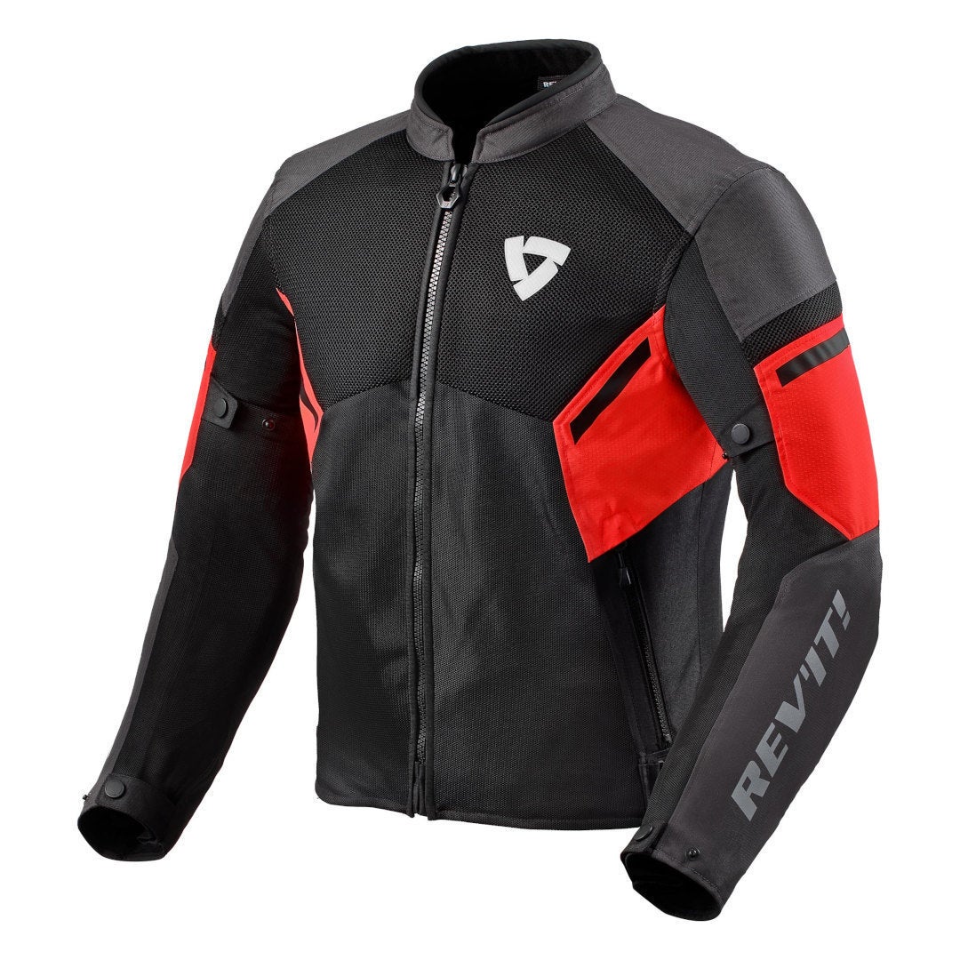 Revit GT-R Air 3 Motorcycle Textile Jacket black/red 3XL Figure 1