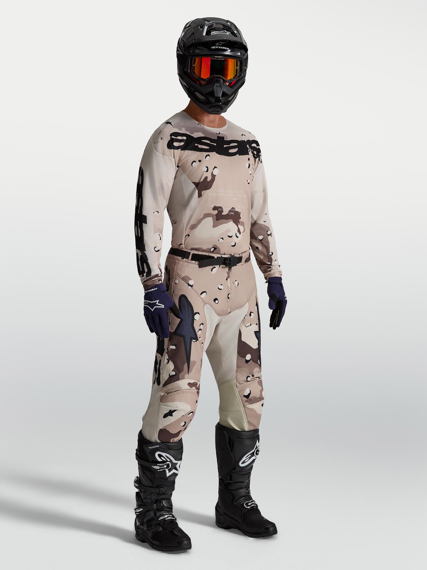 Alpinestars Racer Lone Motocrossbroek bruin/zwart 30 Figuur 5