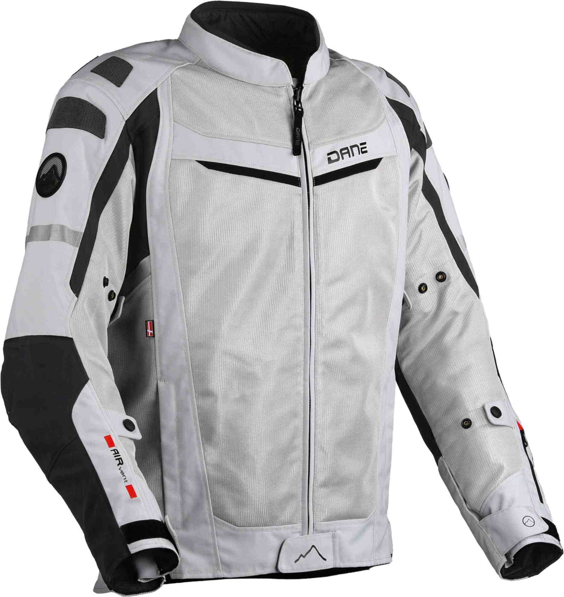 DANE Solskin Mesh Giacca tessile da moto Grigio/nero chiaro 3XL Figura 1