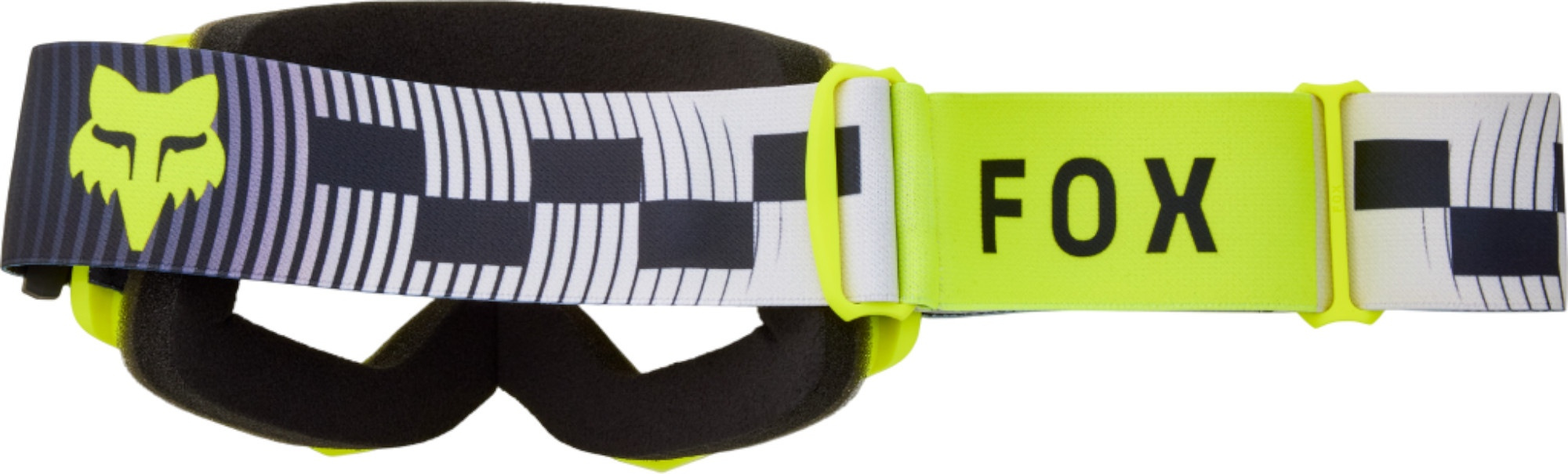 FOX Main Collect Ochelari de motocross gri/negru/galben Figura 2