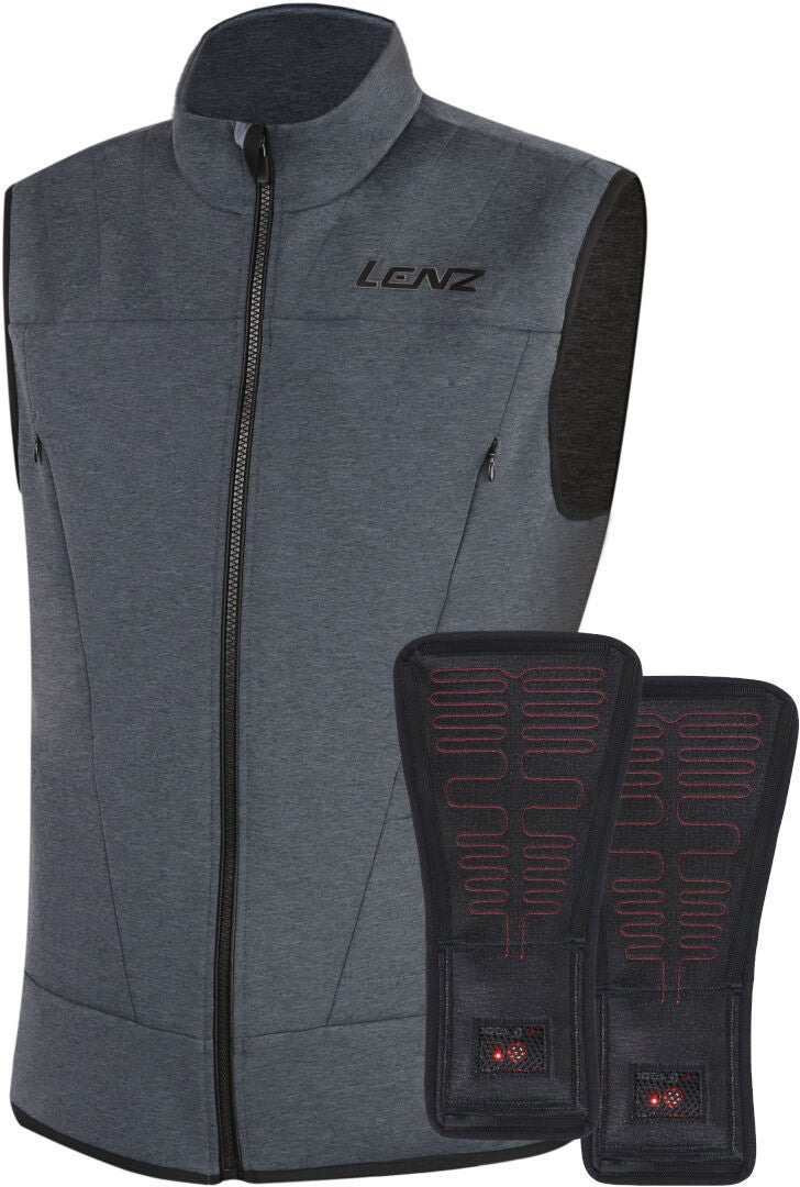 Lenz Heat Vest 2.0 beheizbare Weste grau/schwarz L Abbildung 1