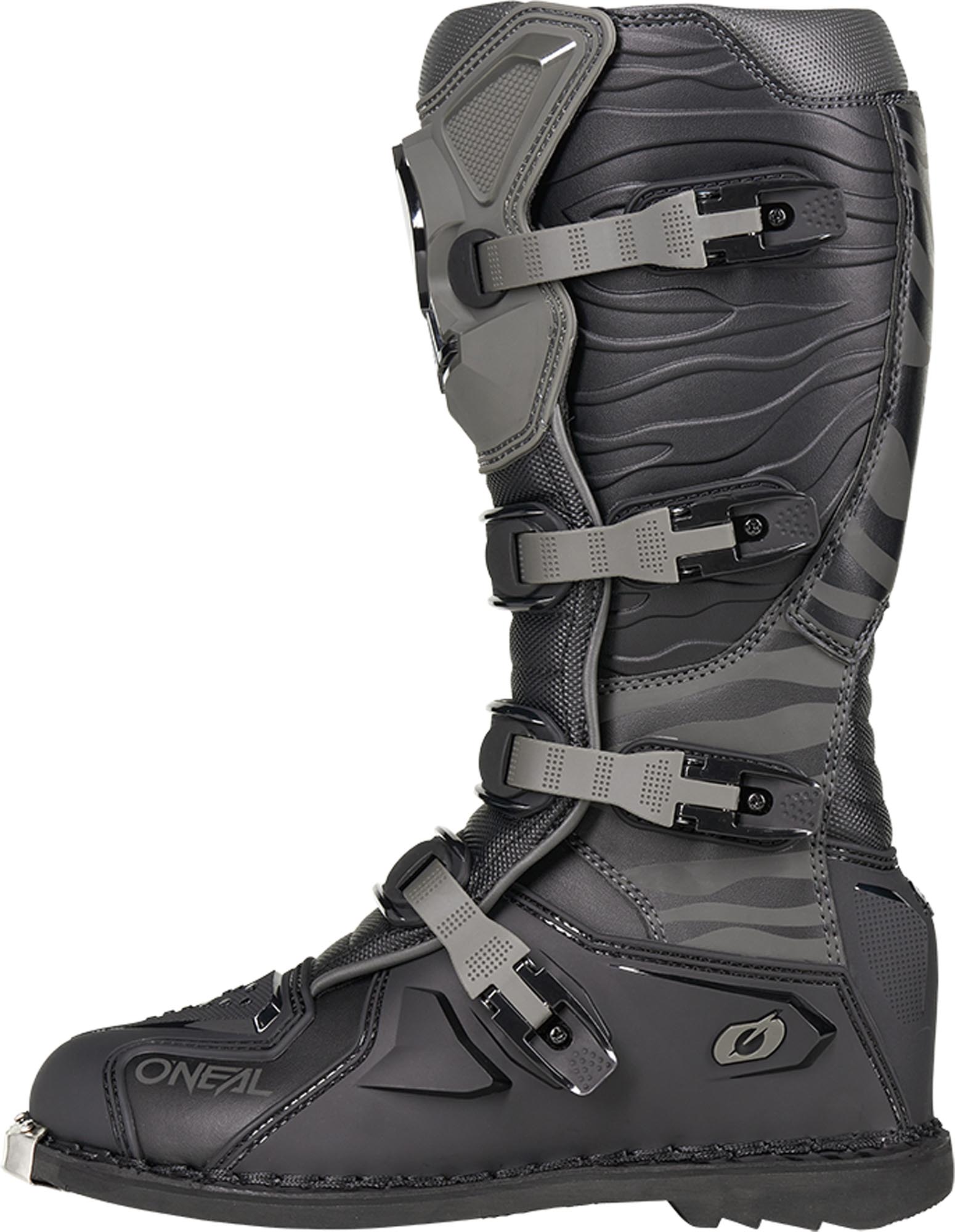 Oneal 3SRS EC Zebra Botas de motocross negro/gris 47 Figura 1