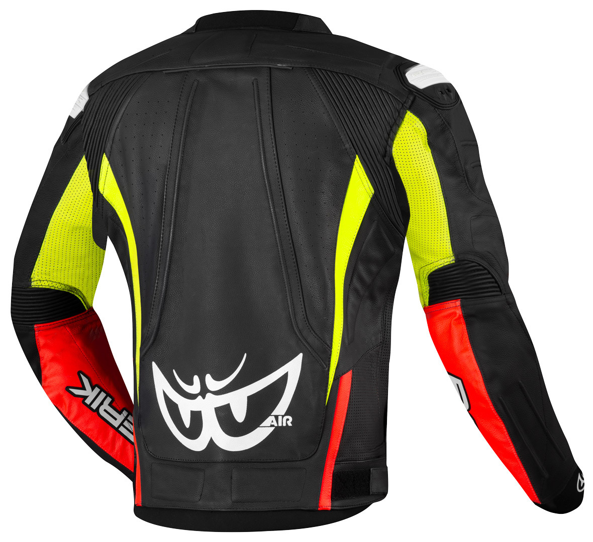 Berik Wild Chase Motorcycle Leather Jacket black/white/red/yellow 58 Figure 2