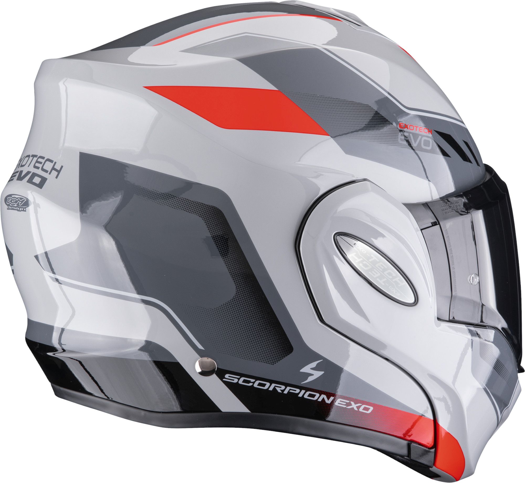 Scorpion Exo-Tech Evo Socius Kask szczękowy szary/czerwony L (58/59) Rysunek 3