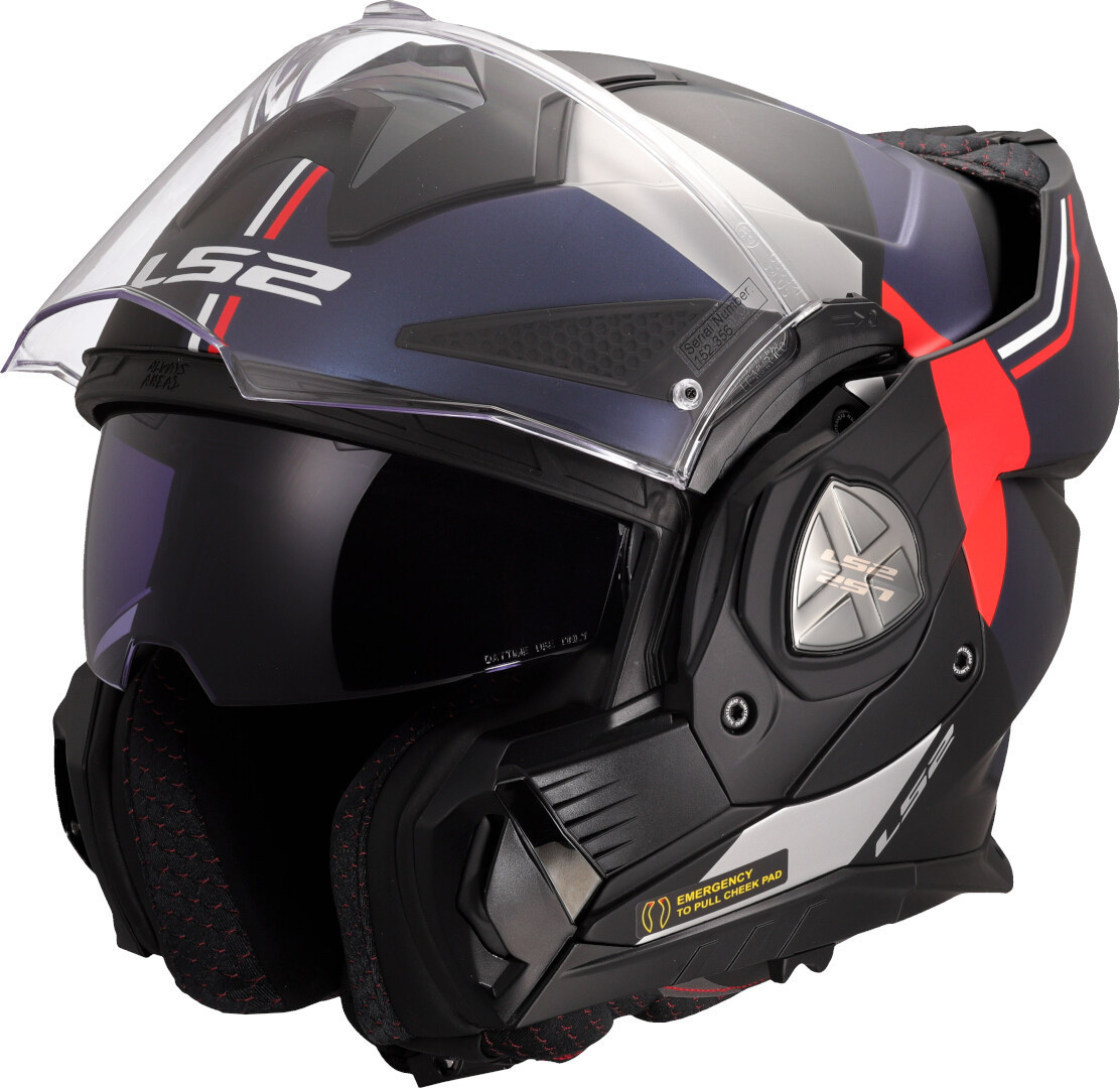 LS2 FF901 Advant X Ultra Helmet black matt/red/blue/white S (55/56) Figure 9